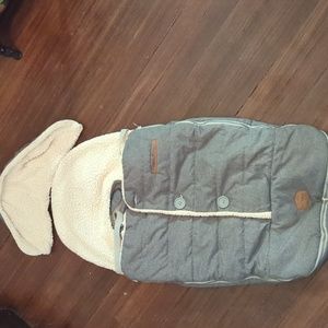 JJ Cole Infant Urban Bundle Me Car Seat & Stroller Cover Gray Bunting Bag Sack